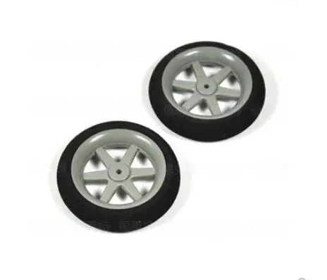 

1 Pair of Light Foam Tail Sponge RC Model Wheels 30mm 35mm 40mm 45mm 50mm For RC Airplane Model Replacement Parts