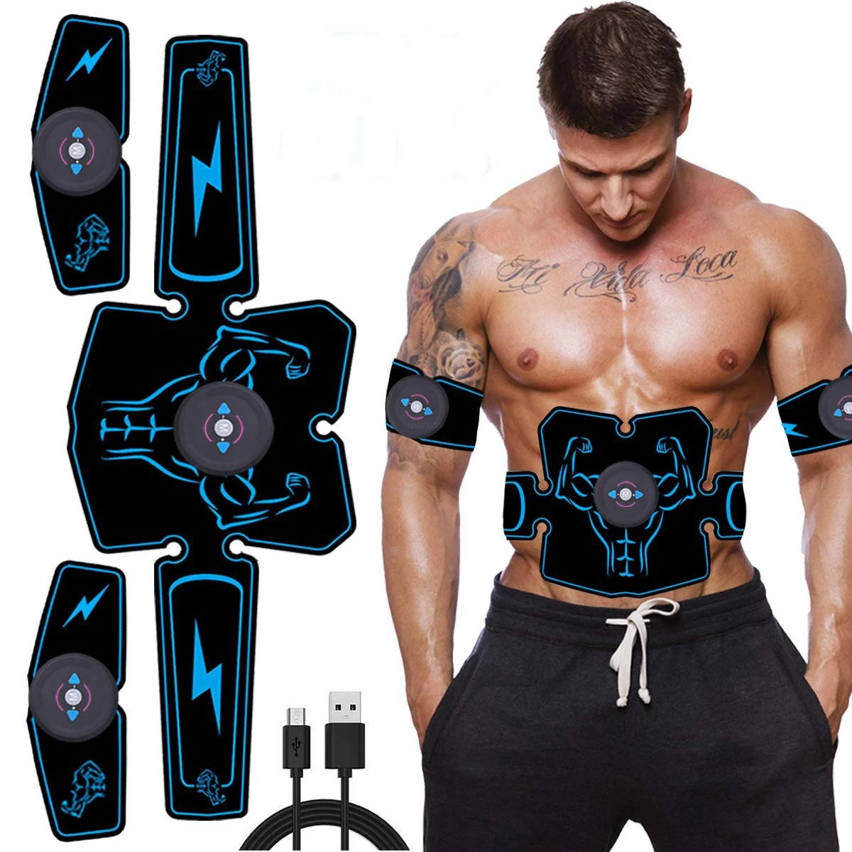 

Abdominal toner abdominal muscle sticking machine household abdominal muscle sticking muscle body massager household