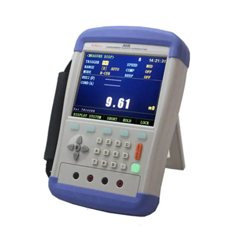 JK628มือถือเครื่องทดสอบความต้านทานต่ำ DC Meter