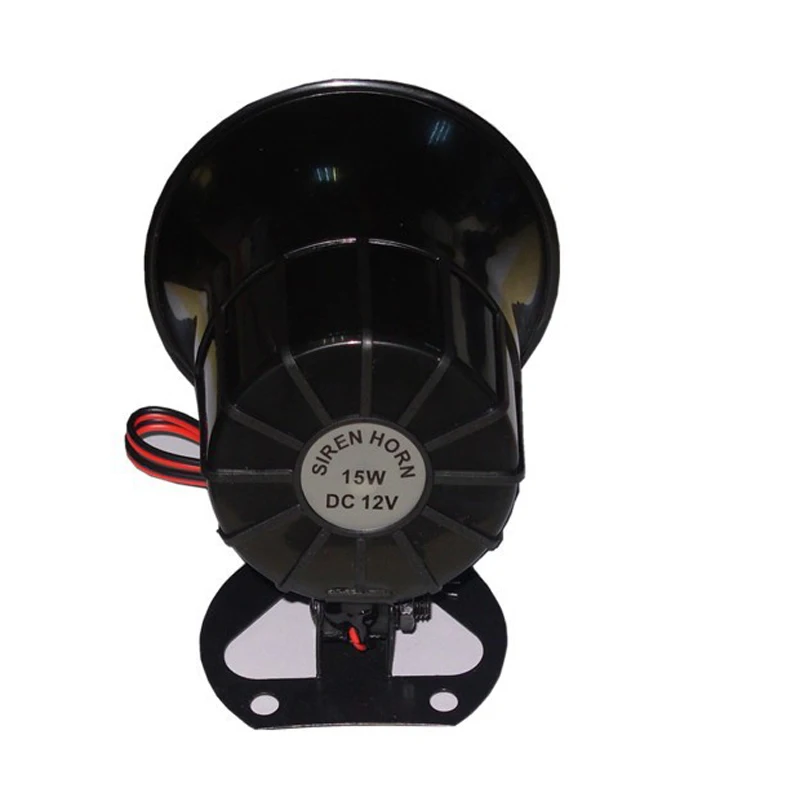 ES-626 DC12V 15W Wired Alarm Siren Horn without Flash with Alarm Volume Reach 105 +/-3dB/lm