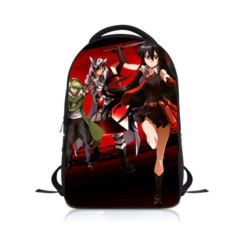 Anime Akame ga TÖTEN! Studenten Rucksack Schule Tasche Kinder Cartoon Rucksack Jungen Mädchen Rucksack Bookbag Kinder Satchel