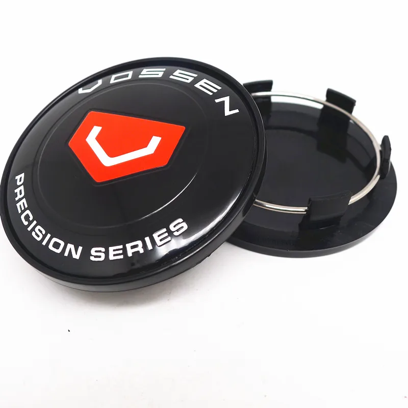 4pcs 69mm Wheel Center Hub Cap Cover VOSSEN Emblem Sticker For A3 A4 A6 4B0601171A Car Styling Accessories