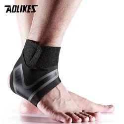 AOLIKES Supporto Della Caviglia Brace, Elasticità di Regolazione di Trasporto di Protezione Del Piede Dalla Fasciatura, Distorsione di Prevenzione di Forma Fisica di Sport Banda di Guardia