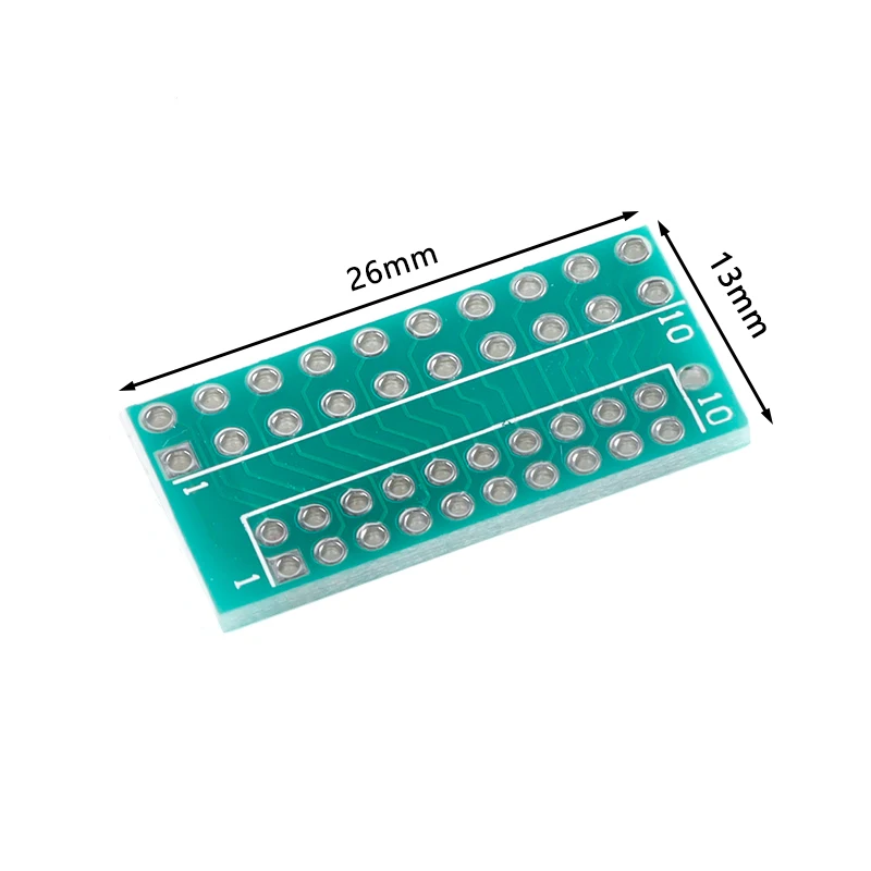 10PCS 1.27mm 2.0mm 2.54mm Pitch Interchange Transfer Plate Converter Single Double Row Pin PCB PCI Adapter Board