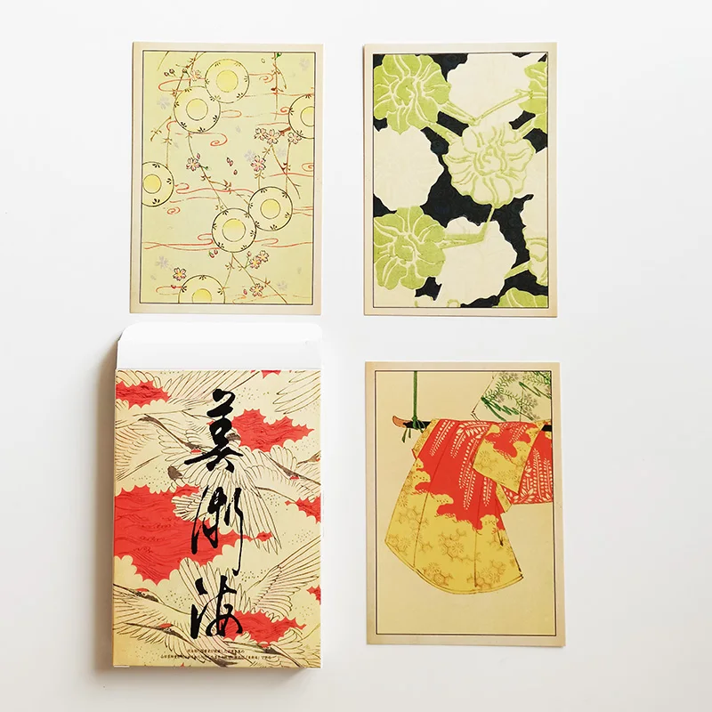 30Pcs/set Shin-bijutsuka Older Japanese Design Postcards Art Postcards Greeting Cards Gift Cards Wall Decor