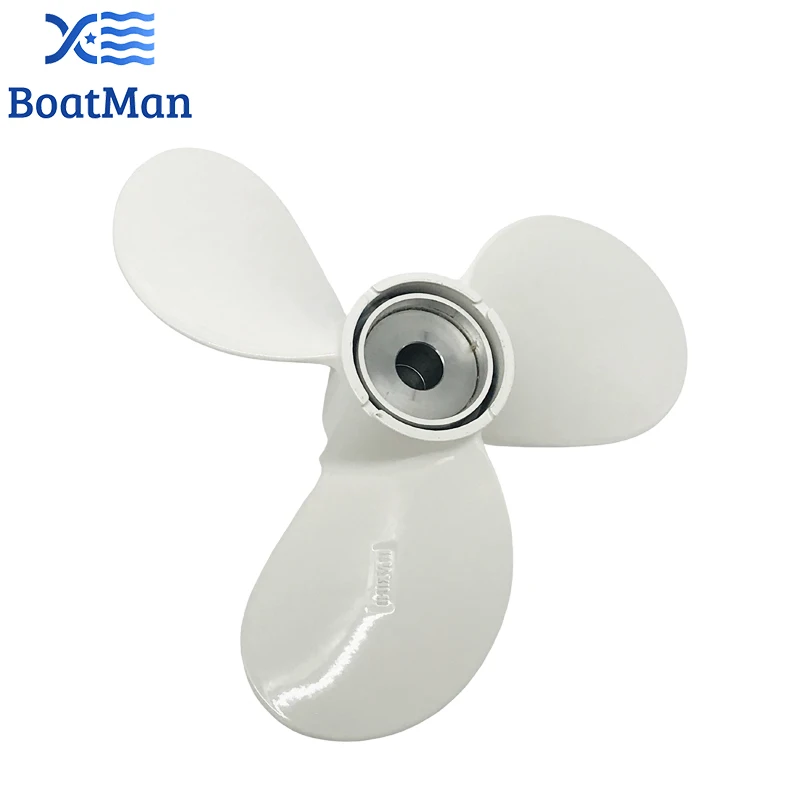 Boat Propeller 11 1/2x12 For Yamaha Outboard Motor 40HP  Aluminum Pin Drive Spline 676-45943-62-EL Engine Part Factory direct