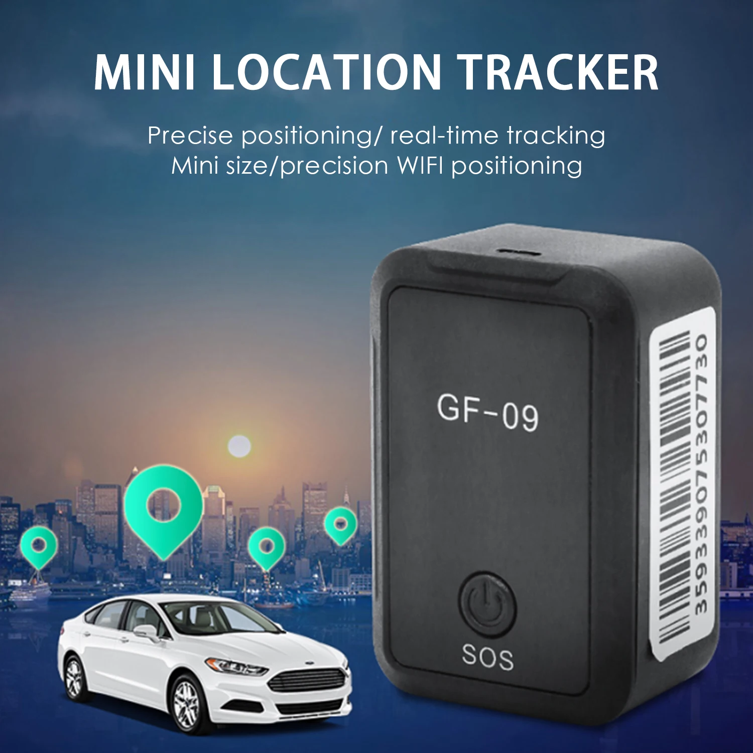 Car LocatorTracker Mini  Car Tracker Wifi  Locator Tracker Smart Magnetic Car Tracker Locator Device Voice Recorder