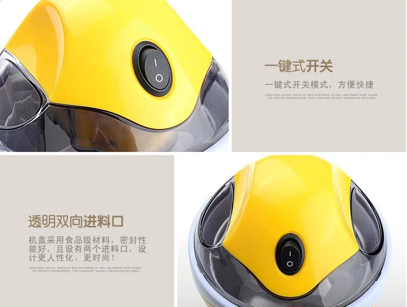 จีน Lycod ครัวเรือน Mini Ice Cream Machine-Made ขนาดเล็ก Diy อัตโนมัติกรวยเครื่อง Icecream Maker 110-220-240V 0.5L