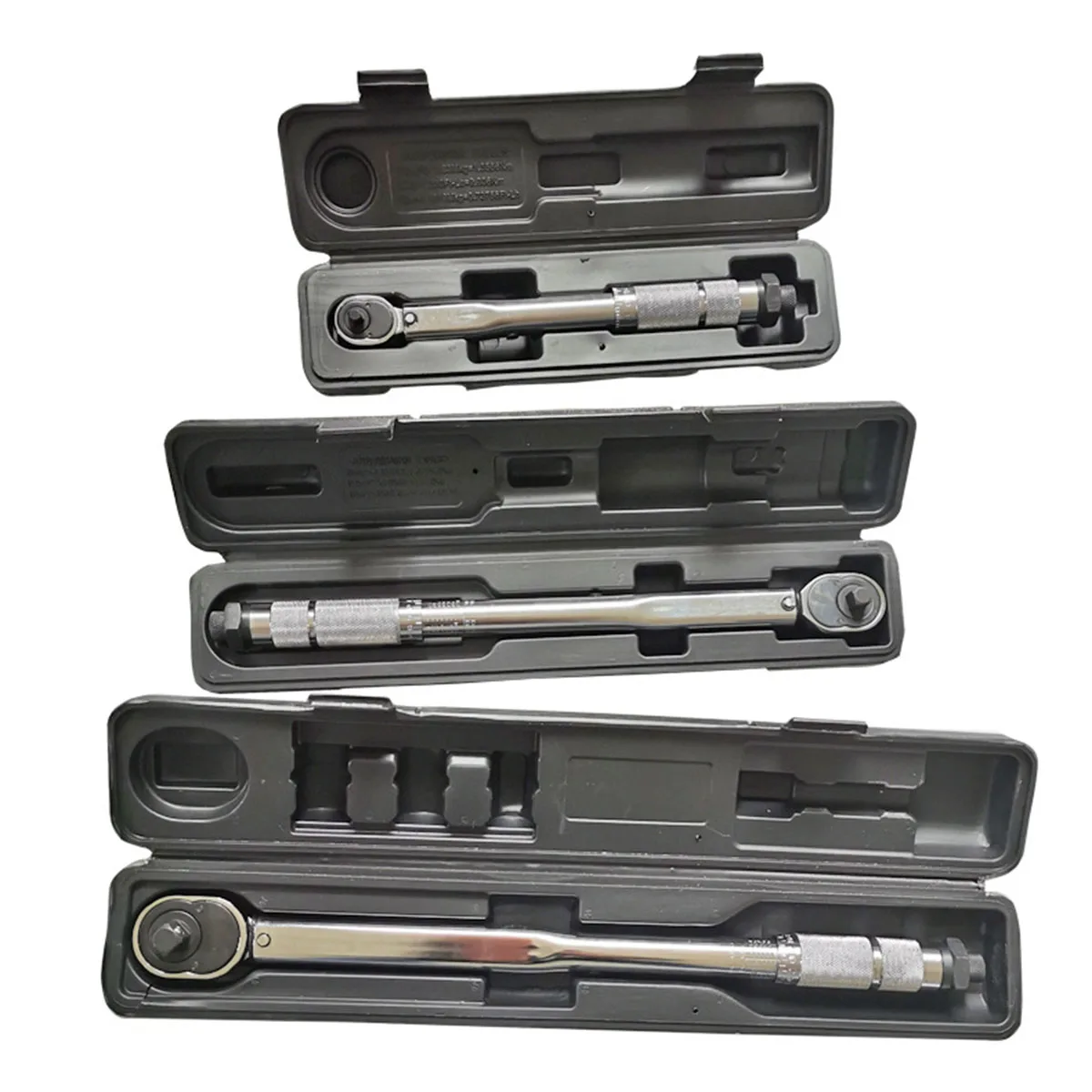 1Pcs 1/4 ''3/8'' 1/2 ''สแควร์ไดรฟ์แรงบิดประแจ5-210Nm ซ่อมจักรยาน Spanner กลไก2-Way ประแจจักรยานชุดเครื่องมือ