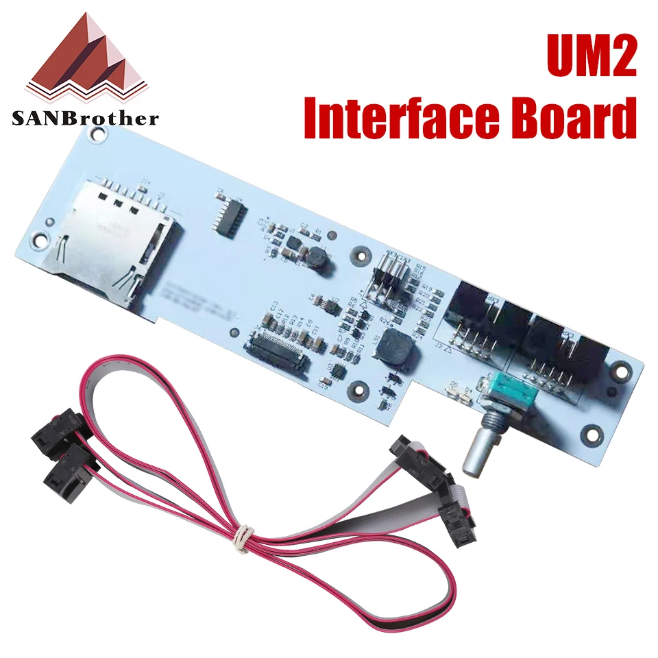 UM2 Interface Board Integrated SD Card Slot + Encoding Navigation Keys Genuine Spot 3D Printer Parts