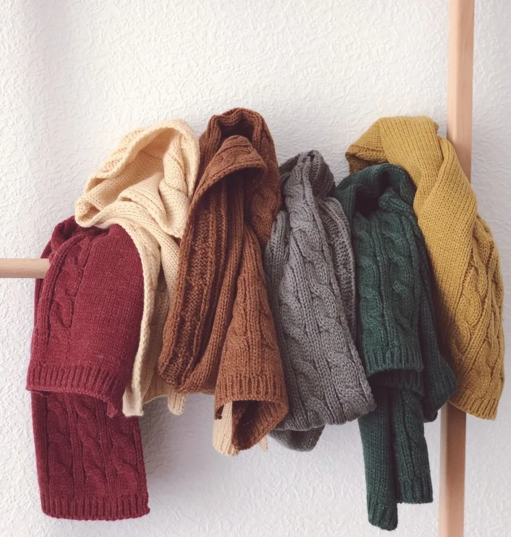 

122cm New Brand Scarf For Children Baby Warm Scarves Girls Winter Scarf For Kids Wool Collar Baby Scarves