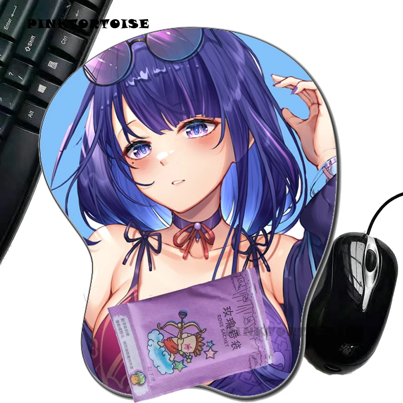 

PINKTORTOISE Anime mousepad anime fischl genshin impact environmental Silicon anime 3D mousepad Mice Pad Ergonomic MousePad mat