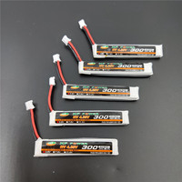 HV 4.35V Lipo Battery 3.8V 300mAh 40C/80C 1S PH2.0 Plug for TRASHCAN Happymodel Mobula 7 RC FPV Racing Drone