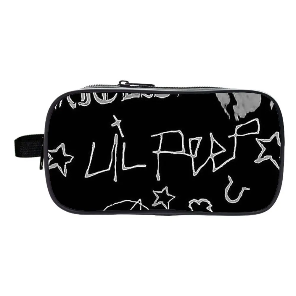 Lil Peep Pencil Case Multifunction Pencil Case School Supplies For Kids Stationery Storage Pouch Makeup Bags