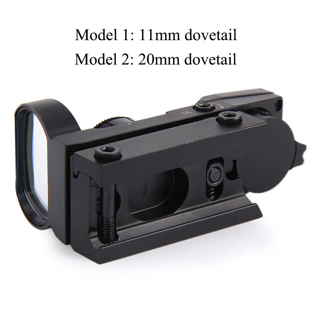 Mira telescópica de punto rojo para caza, visor de cola de milano, ideal para rifle, francotirador táctico, 11/20mm