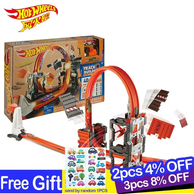 Hot wheels Carros Toys Track Model Variety and Cool Impact Car Racing Toy Track Set Assembly Hotwheels Toys for Children Juguete