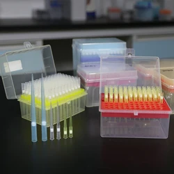Pipeta de laboratorio Tips10ul, 20ul, 100ul, 200ul, 1000ul, PP, puntas de pipeta de plástico universales desechables con filtro