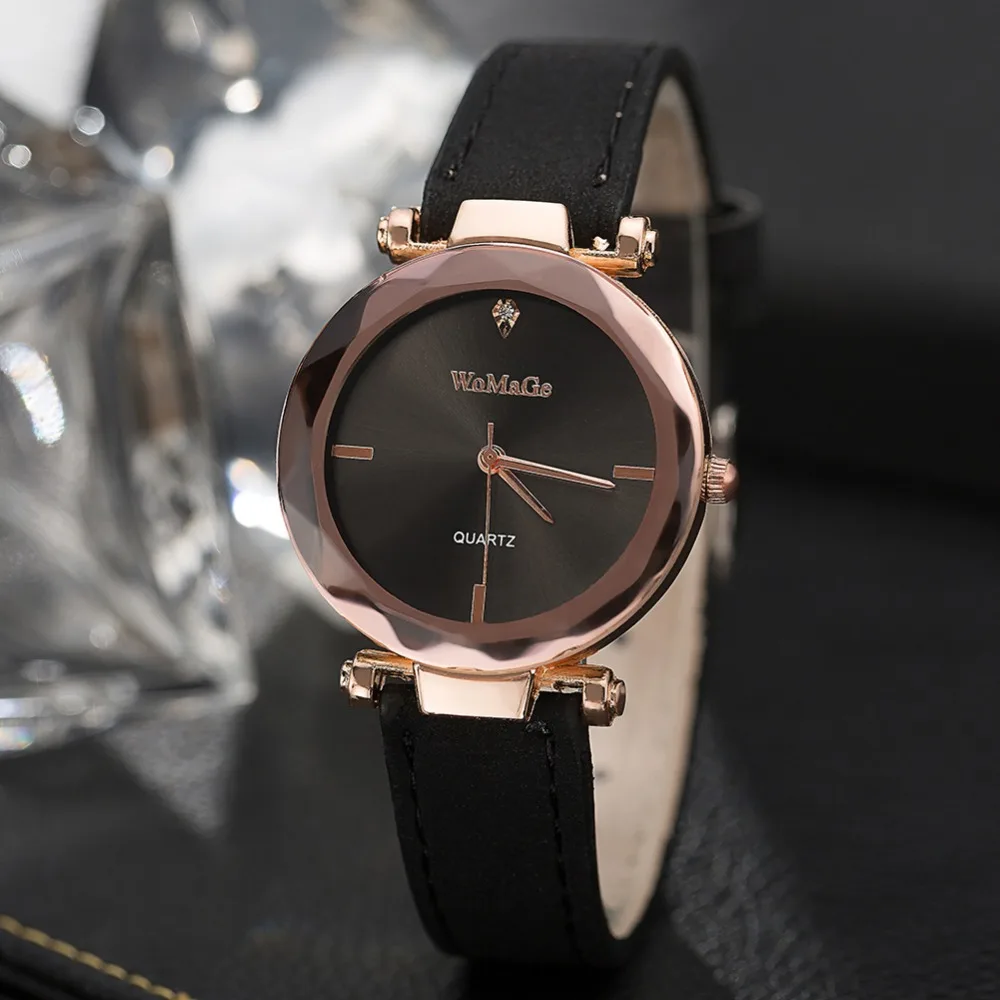 Women Leather Strap Quartz Watches 2023 Womage New Ladies Starry Sky Watches Fashion Brand Womens Watches Bracelet Free Shipping