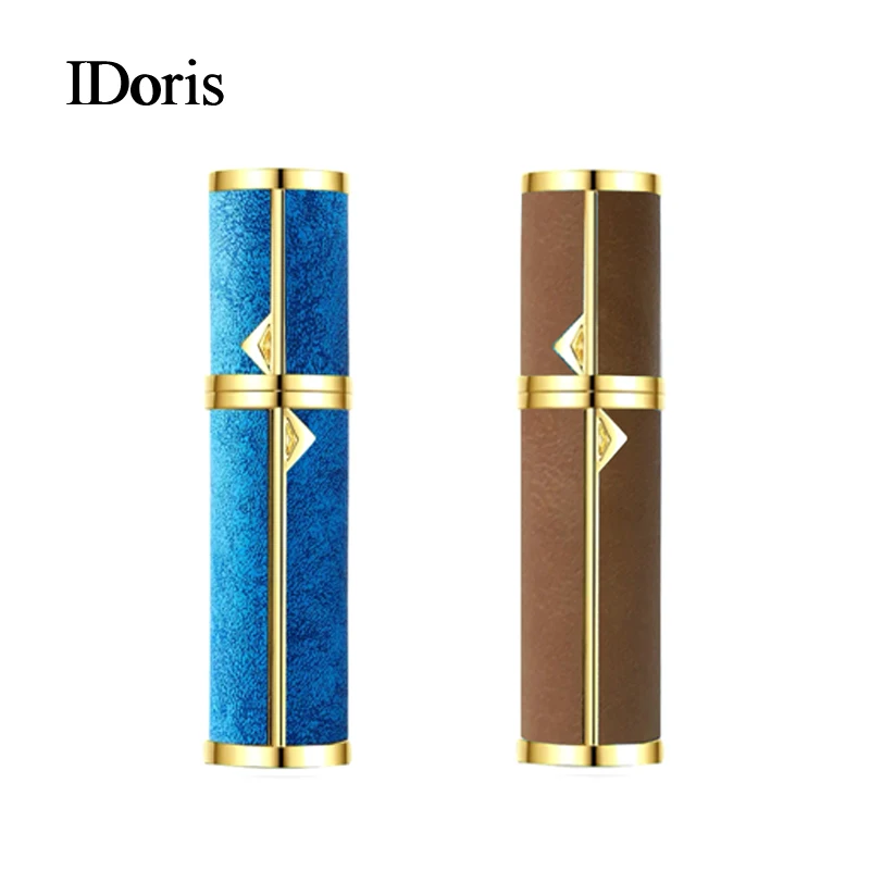 

IDoris 5ml Portable Mini Refillable Perfume Spray Bottle Aluminum Atomizer Spray Bottle Travel Container Scent Pump Empty Bottle