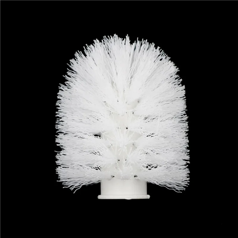 1pcs White Toilet Brush Head Holder Replacement Bathroom WC Cleaning Brush Head Bathroom Accessories Household Cleaning Tools