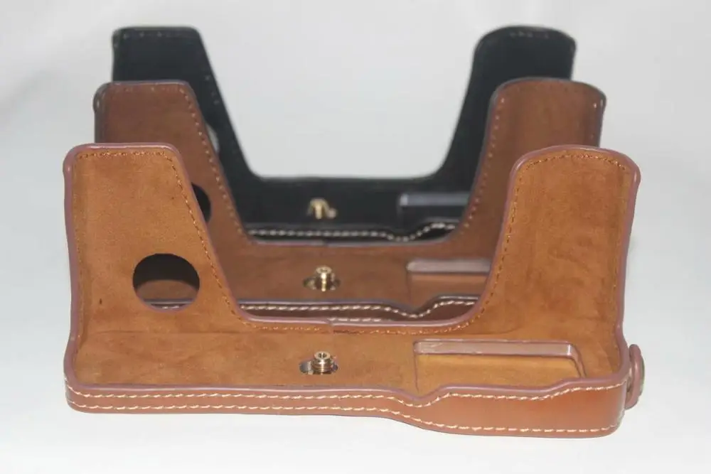 Сумка для видеокамеры, чехол для Fujifilm Fuji X-Pro3, Xpro3, полиуретановая ручка, половинчатый защитный чехол с отверстием для батареи