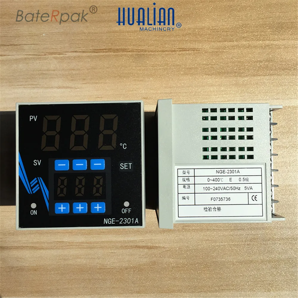 HUALIAN Continuous Sealing Machine 770/810/980/1010/1120 Temperature Controller NGE-2301A/B,BateRpak Band sealer parts