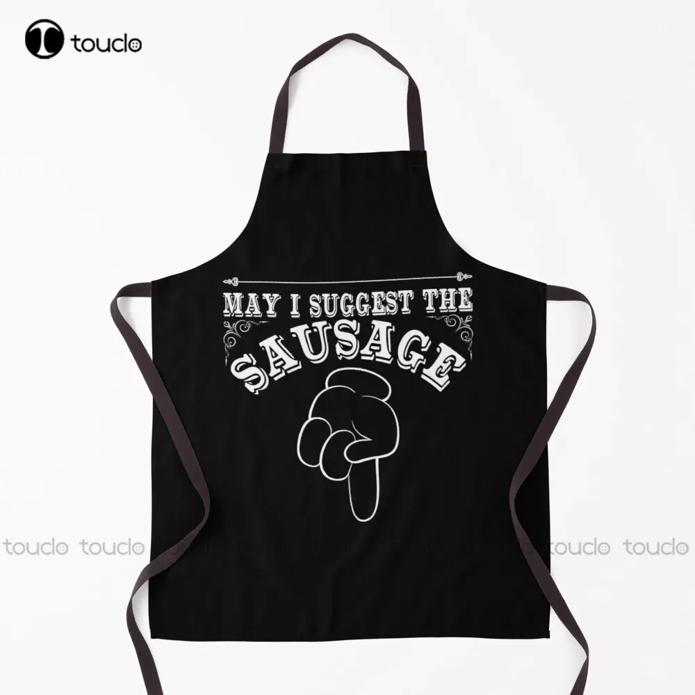 New May I Suggest The Sausage Apron Halloween Apron Unisex