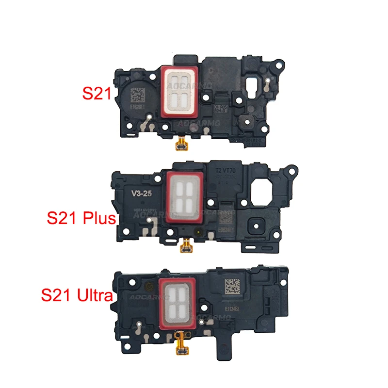 Aocarmo Earpiece Speaker Motherboard Cover Plate For Samsung Galaxy S21Plus S21+ Ultra S21U Replacement Repair Part