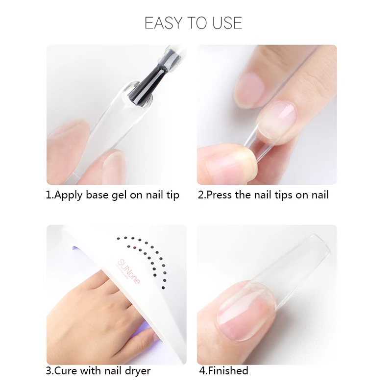 MSHARE Nail Glue Base Coat 3 in 1 Base Gel  Slip Solution 250g 250ml Soak Off Health Resin UV Varnish