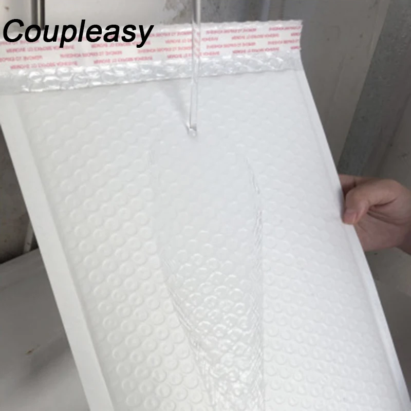 50Pcs/Lot High Quality Bubble Bag White Pearl Plastic Bubble Mailer Waterproof Shipping Bag With Bubble Post Mailing Bag 8 Sizes