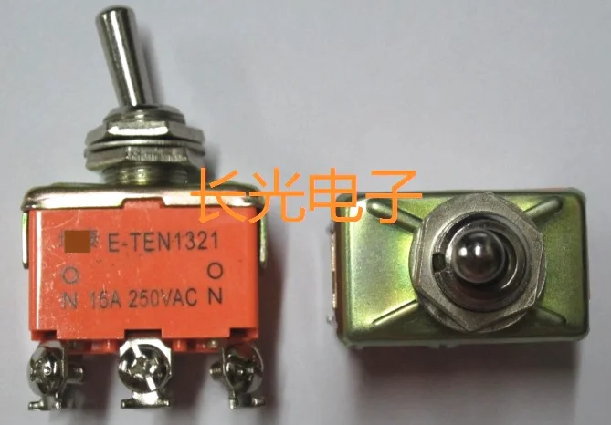 

10pcs E-TEN1321 15A 250VAC toggle switch (six feet, two gears) toggle switch