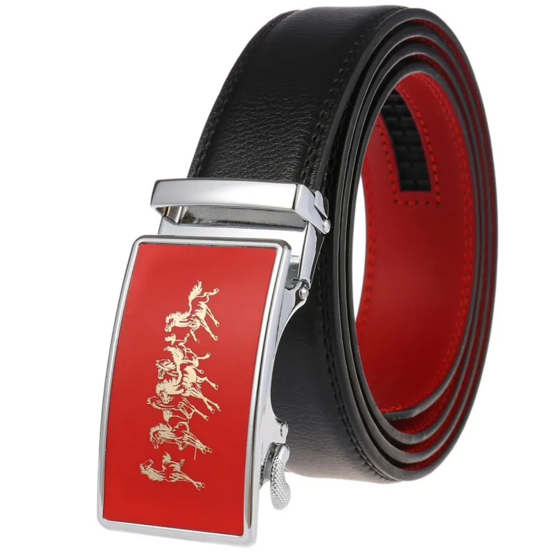 Men belt fashion Alloy Automatic buckle belt business affairs casual decoration belt men's belts luxury brand LY136-222759-1