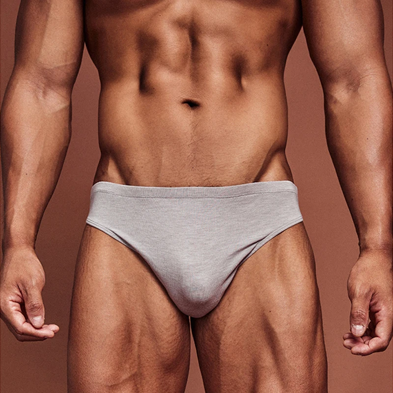 Ready Stock Men Underwear Sexy Men Briefs Modal Comfortable Underpants Breathable U Convex For Men Quick Dry 9 Color