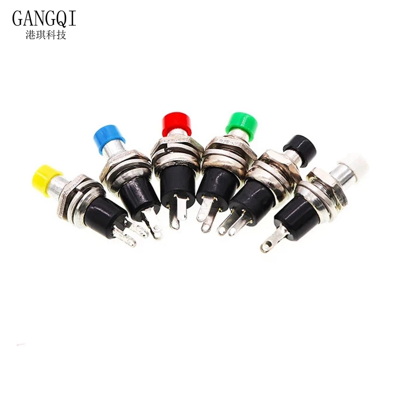 10PCS/LOT Mini Round Momentary Push Button Switch Press The Self-Reset,PBS-110,7MM,Micro Switchs,Normally Open,Normally Closed