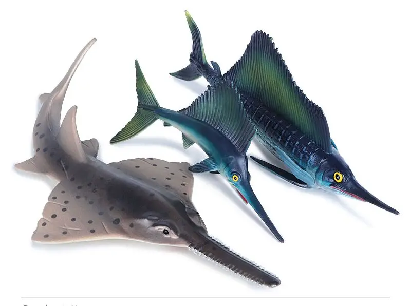 

Simulated marine animal model Static Plastic toy Environmental PVC Cognition sailfish teaching toy decoration toy gift p0044