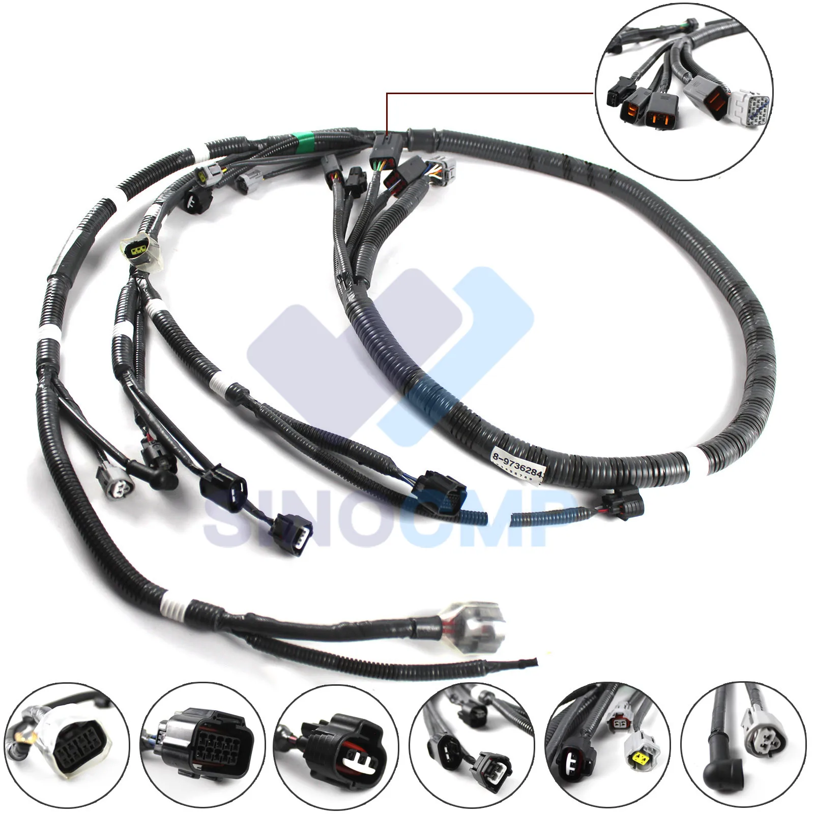 Engine Wiring Harness 87597922 For Cx240B Excavator with 6 months warranty