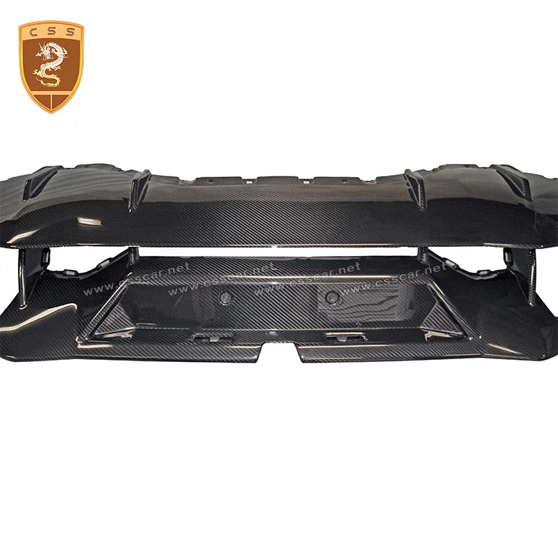 Rear Bumper For Lamborghini Huracan Lp610 LP580 2014-2019 OEM Style Carbon Fiber Diffuser Coupe Auto Accessories