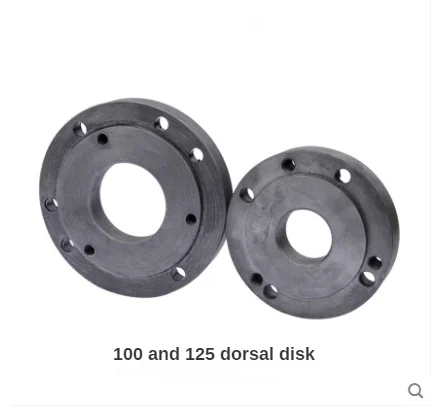 Overdrive 125MM 100MM Back Plate Connecting Plate, Chuck Cover Chuck Flange  Instrument Lathe Accessories