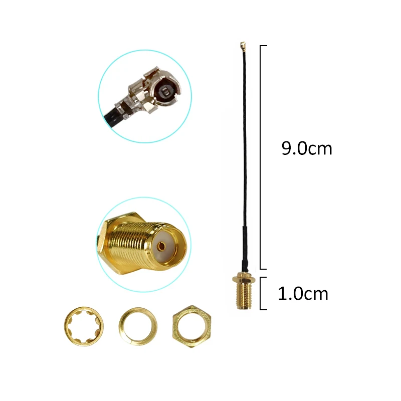 Eoth 2p 10cm 21cm ipex 1 pbx Verlängerung kabel ufl iot rp sma Stecker Antenne wifi Pigtail Kabel ipx zu RP-SMA Buchse 21cm