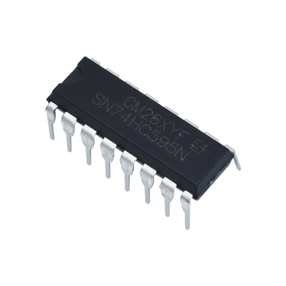 10 sztuk SN74HC595N DIP16 SN74HC595 DIP 74HC595N 74HC595 nowe i oryginalne 8-bitowe rejestry zmiany biegów z 3 rejestrami wyjścia stanu — zdjęcie 4