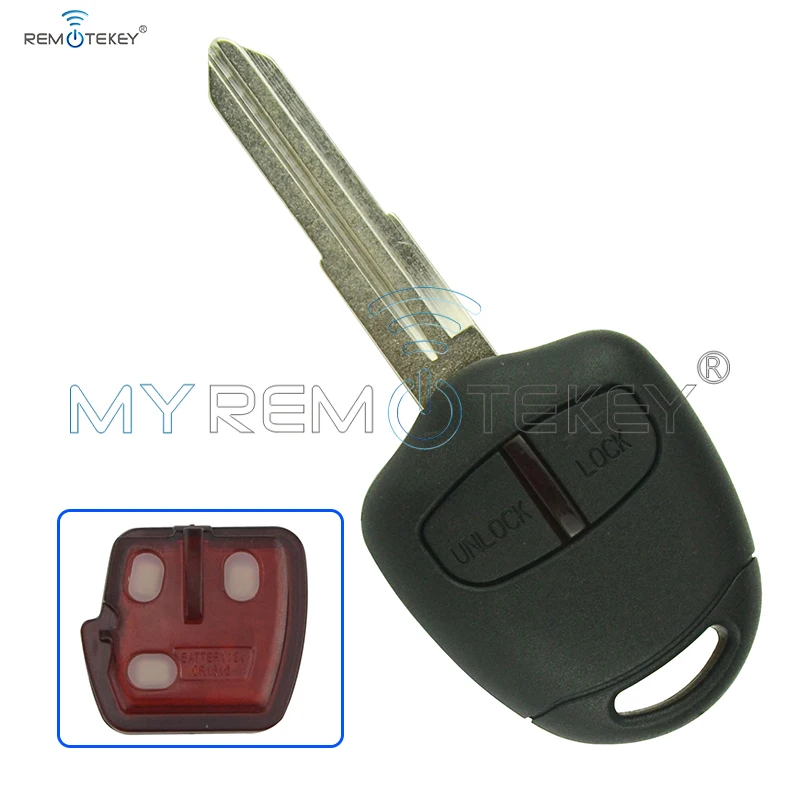 Remtekey Lancer Outlander Colt & Mirage Remote Key 2 Button MIT11R Profile 434mhz ID46LCK For Mitsubishi  Shogun Pajero Key