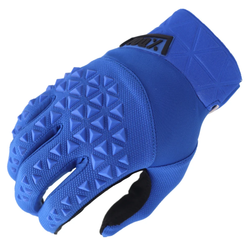 

Blue IOQX Percent Airmatic Motocross MX MTB Motocross Racing Enduro Dirt Bike Downhill Off-Road ATV Full Gloves