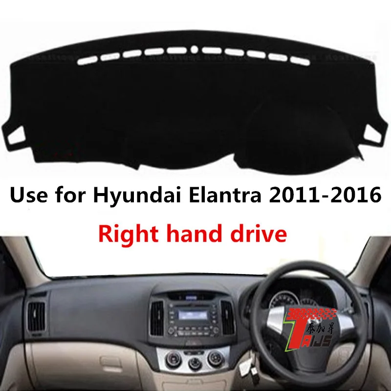 

TAIJS Factory Fashion High Quality Polyester Fibre Car Dashboard Cover For Hyundai Elantra 2011-2016 Right hand drive