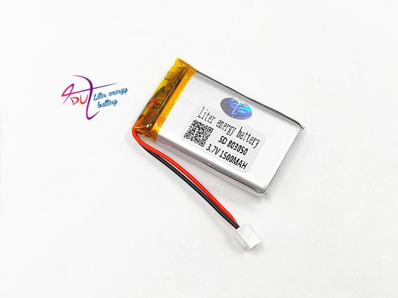 XHR-2P 2.54 803050 3.7V 1500MAH litowo polimerowa bateria 803048 telefon bezprzewodowy historia nauczania maszyny 753050