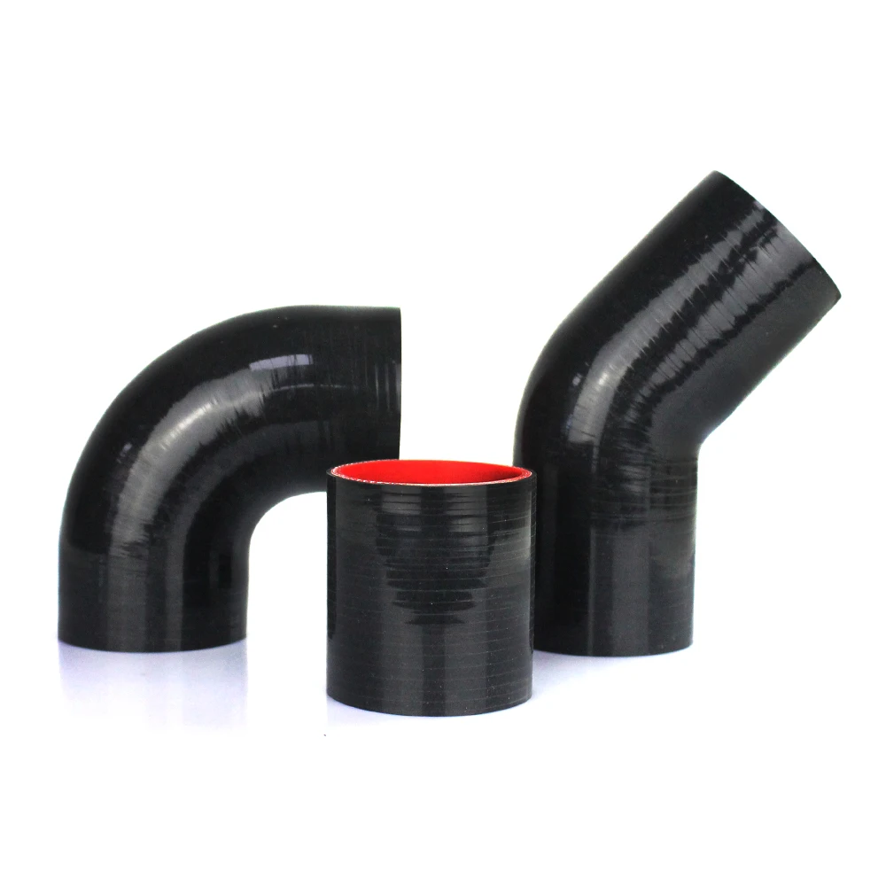 R-EP 90 degrees Reducer Silicone Elbow Hose 38 51 57 70 89 89MM Rubber Joiner Bend Tube for BMW Toyota Cold Air Intake Hose