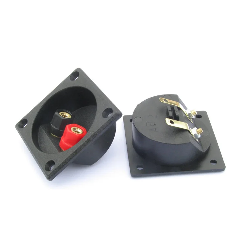 UNISIAN WP-2P Speaker External Banana Connector 2-Way Positions Terminal Cup for Speakers Subwoofer Boxes
