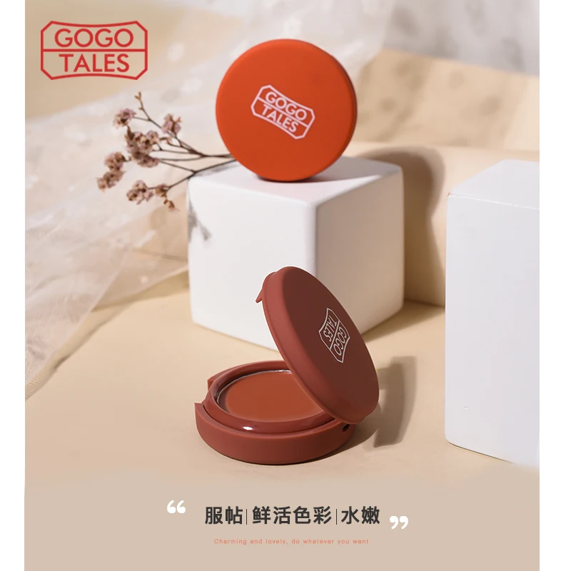

Mousse soft blush ointment waterproof long lasting silky touch beauty makeup 5 colors brighten skin matte baked cheek blusher
