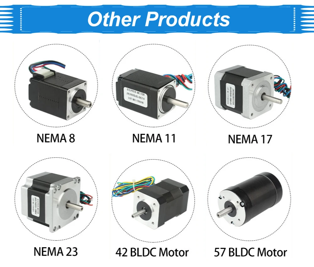 Jkongmotor Nema17 Schritt Motor 34mm 23Ncm 0,42 EINE Nema 17 Schrittmotor 42BYGH 4-blei CNC Reprap 3D Drucker – Detail 7