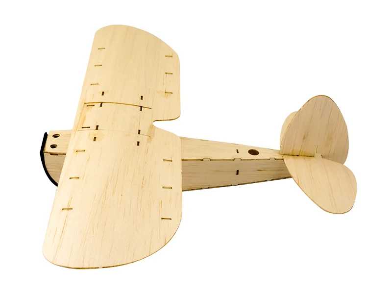 Balsawood Free Flight Airplane ZYO-6 modello di aereo in legno regalo di natale per ragazzi