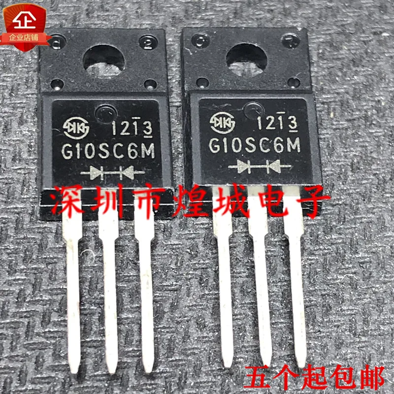 10PCS   G10SC6M  TO-220F 60V 10A 5